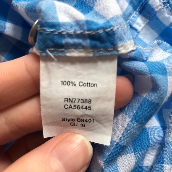 J. Crew factory gingham top - Picture 7 of 8